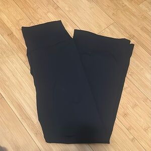 Splits59 Black Raquel Cropped Flare Yoga Pants (size small)